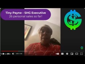 WINNER Tiny Payne shares how EASY She referred 26 SHG Members! You CAN TOO! SavingsHighwayGloba.com.