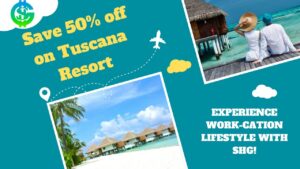 Work-Cation at Tuscana Resort for 50% off with SHG! 🌴